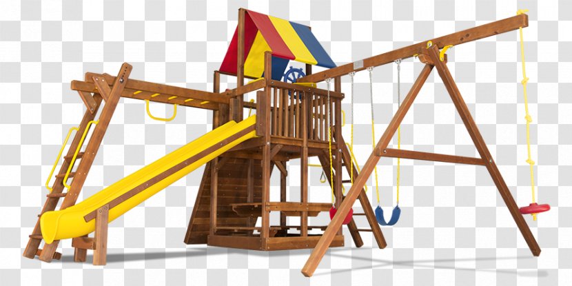 Playground King | Rainbow Play Systems Florida Yellow - Ladder - Timber Transparent PNG