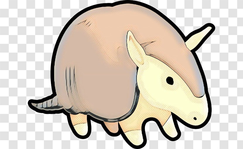 Cartoon Clip Art Snout Armadillo Animal Figure - Aardvark - Fawn Transparent PNG