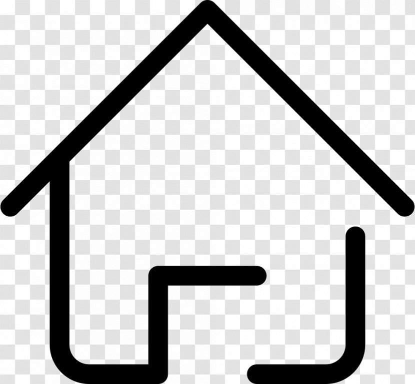 Drawing House - Line Art Transparent PNG