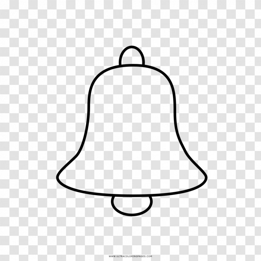 Drawing Coloring Book Black And White Bell - Telephone Transparent PNG