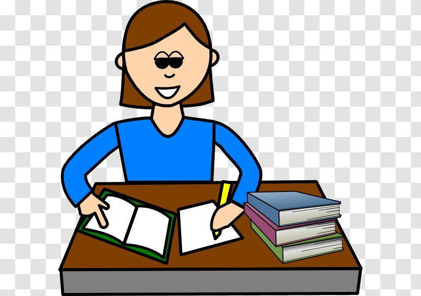 Student Study Skills Reading Clip Art - Education - Writing Home Cliparts Transparent PNG