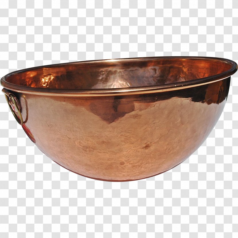 Bowl Metal Tableware Copper Brown Transparent PNG