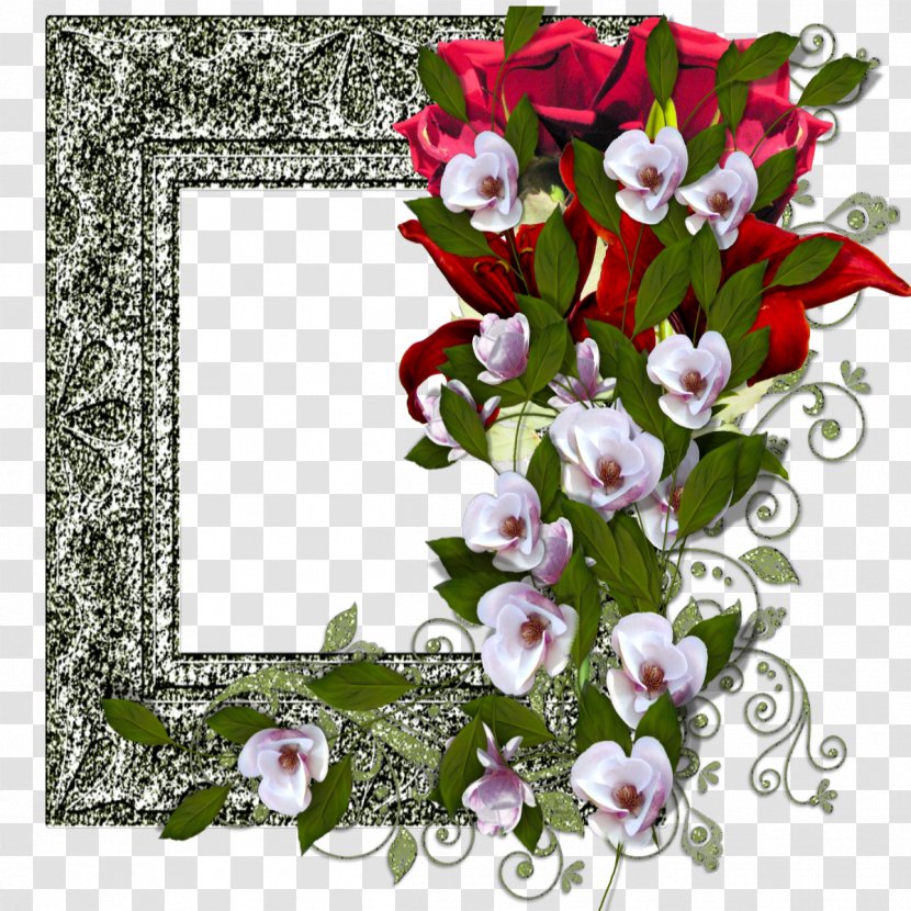 Floral Design Blog Image Editing - Artificial Flower - Creative Spring Photo Frame Transparent PNG
