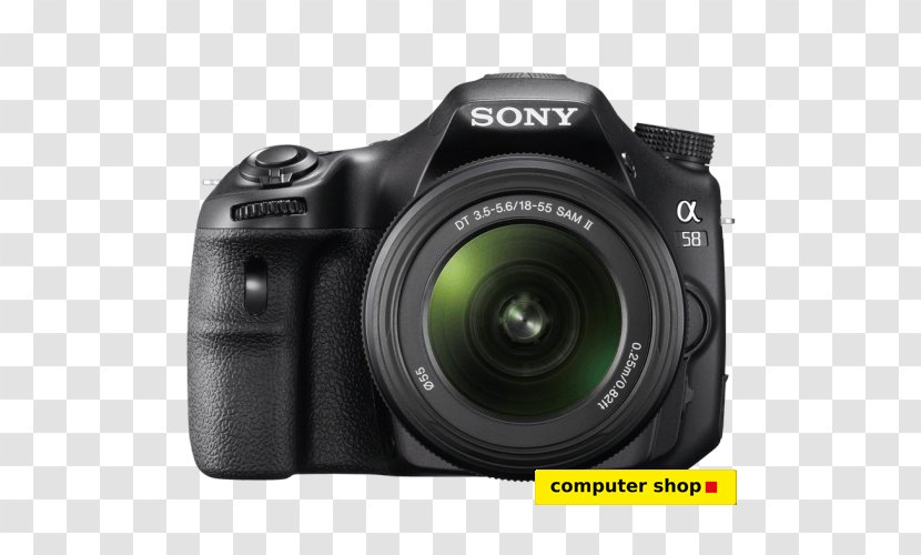 Sony Alpha 58 Canon EF Lens Mount SLT Camera Digital SLR - Apsc Transparent PNG