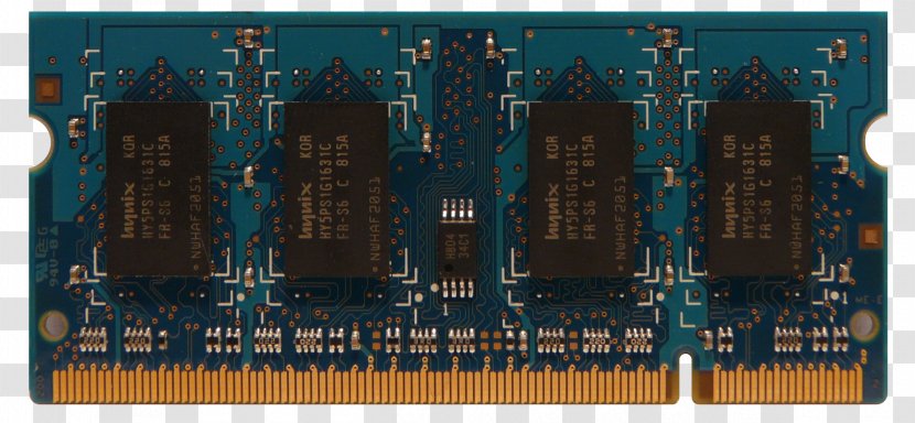 Laptop DDR2 SDRAM SO-DIMM - Synchronous Dynamic Randomaccess Memory - Ram Transparent PNG