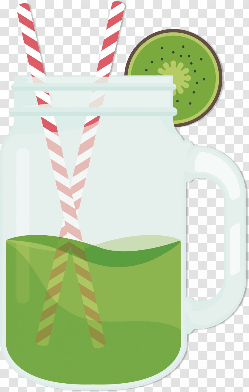 Apple Juice Drawing - Fruchtsaft - Kiwi Vector Transparent PNG
