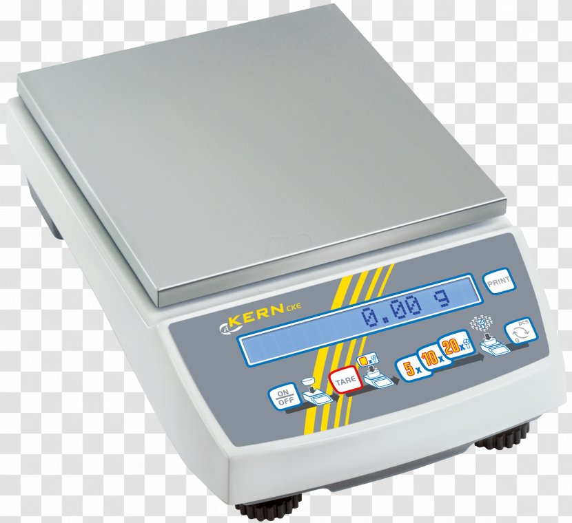 Measuring Scales Kern & Sohn Weight Accuracy And Precision Laboratory - Weighing Scale Transparent PNG