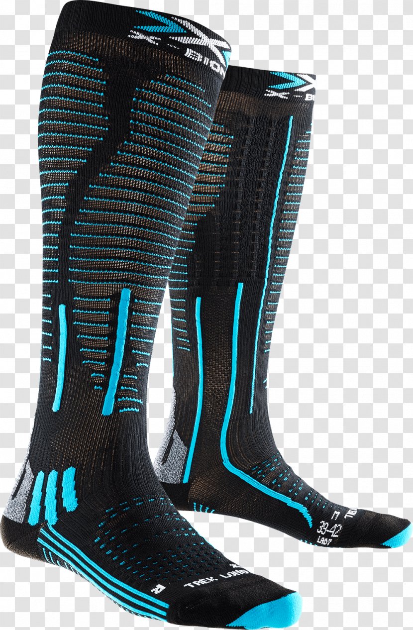 X-Bionic Effektor Trekking Running Socks Long Black/Turquoise X-Socks Energizer Men - Tree - Black ClothingPolish Currency 1941 Transparent PNG