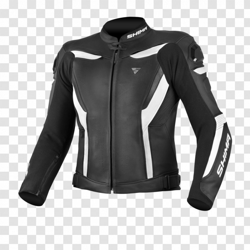 Leather Jacket Motorcycle Personal Protective Equipment Sport Coat - Zipper Transparent PNG