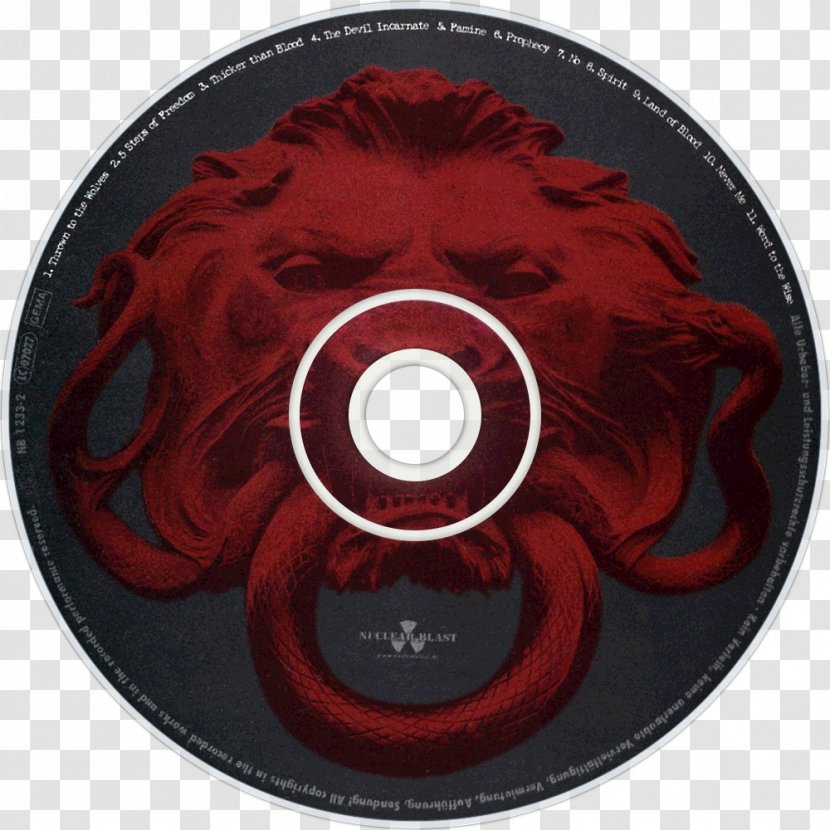 Compact Disc Disk Storage - Red - Angels Of Death Transparent PNG