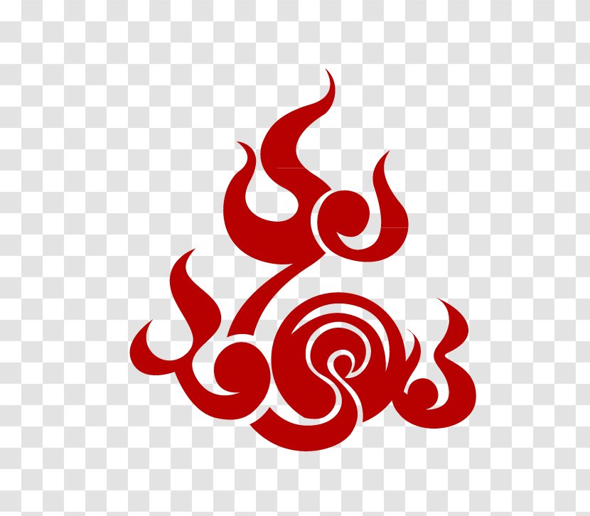 China Qin Chinese New Year Icon - Lian Po - Paper-cut Flame Transparent PNG