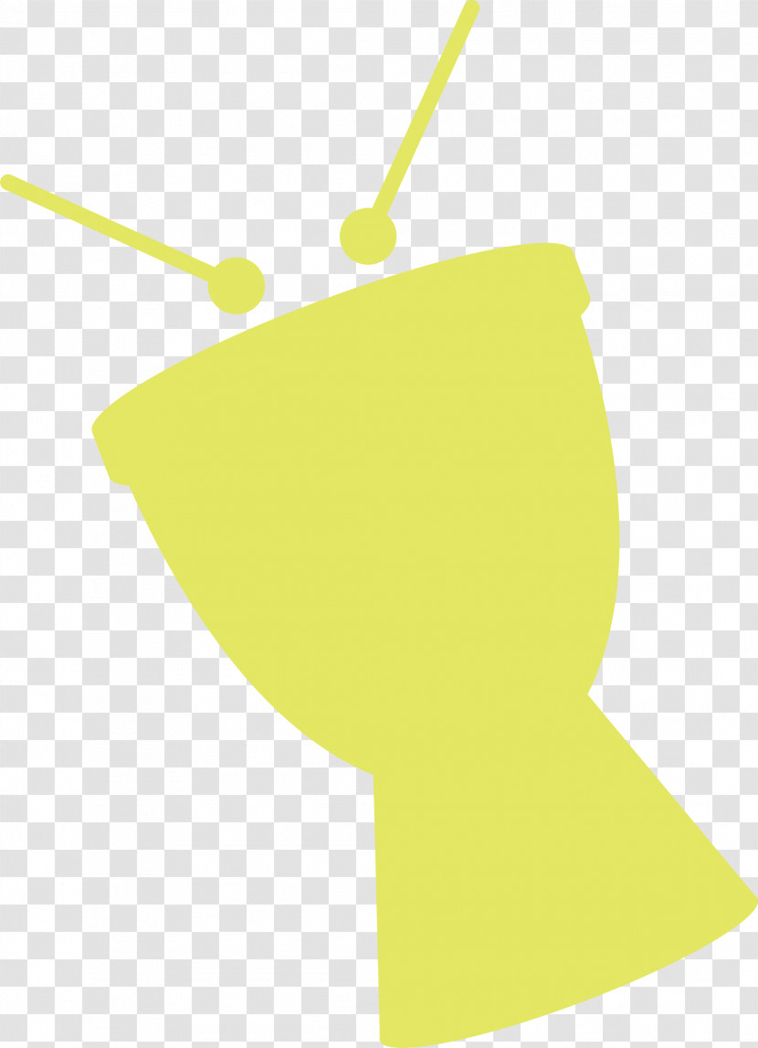 Leaf Angle Line Headgear Yellow Transparent PNG