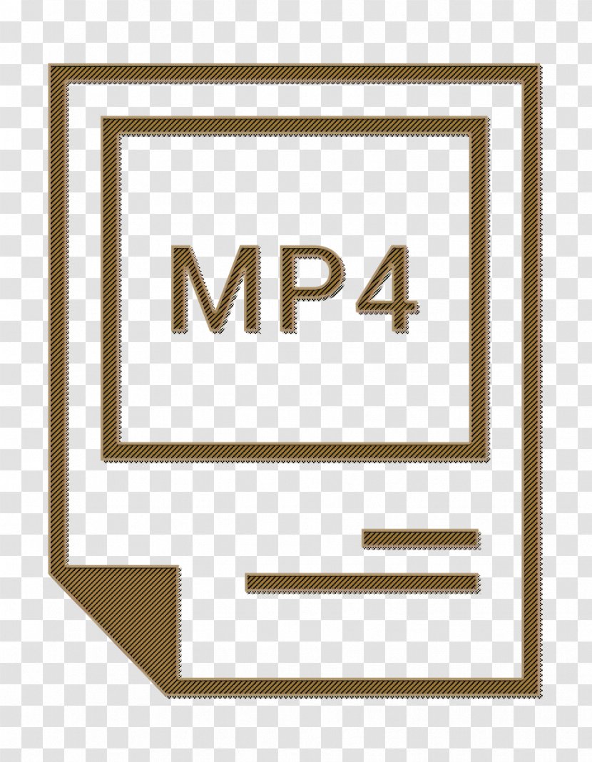 Extention Icon File Mp4 - Text - Rectangle Transparent PNG