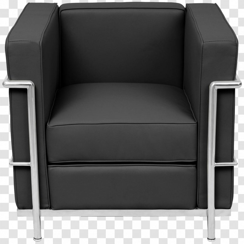 Club Chair Chaise Longue Armchair Le Corbusier's Furniture Fauteuil - CorBusier Transparent PNG
