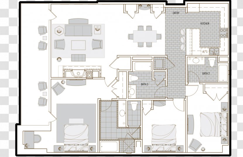 Floor Plan Northstar California Branson Lodge By Welk Resorts Bedroom - Real Estate Transparent PNG
