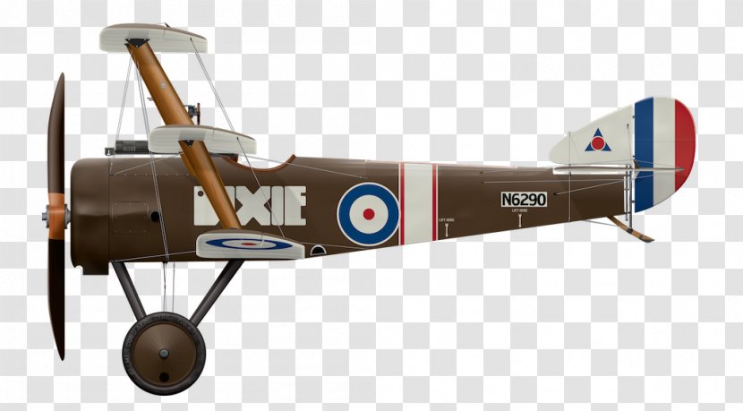 Sopwith Triplane Camel Airplane Fixed-wing Aircraft Royal Factory R.E.8 - Mode Of Transport - Albatross Transparent PNG