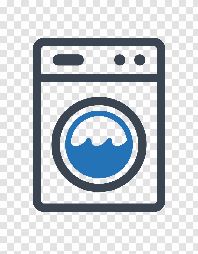 Washing Machine Laundry Cleaning Icon - Blue Plane Simple Transparent PNG