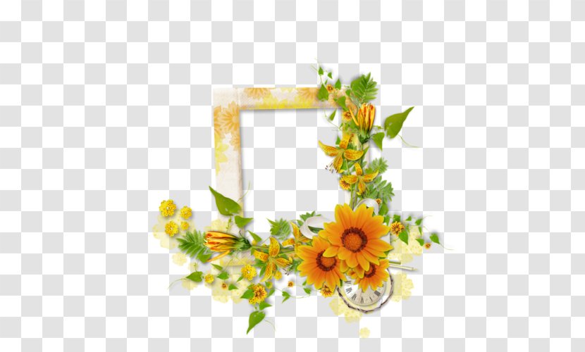 Floral Design Picture Frames Clip Art - Flower Bouquet Transparent PNG