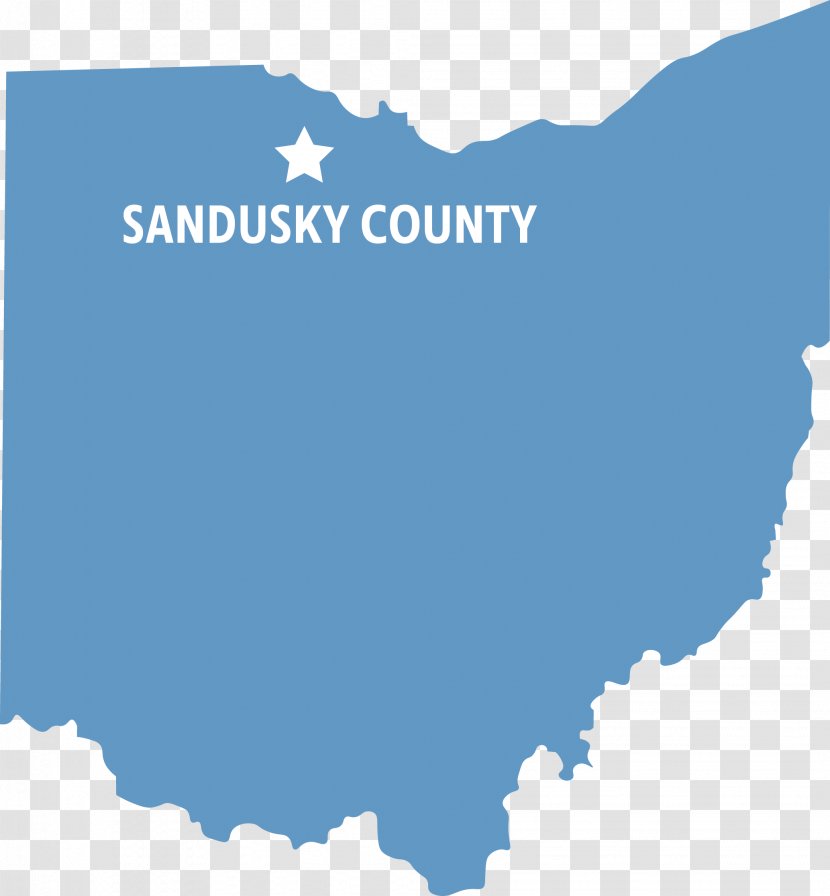 Topographic Map Sandusky County, Ohio Plat Physische Karte - Sky Transparent PNG