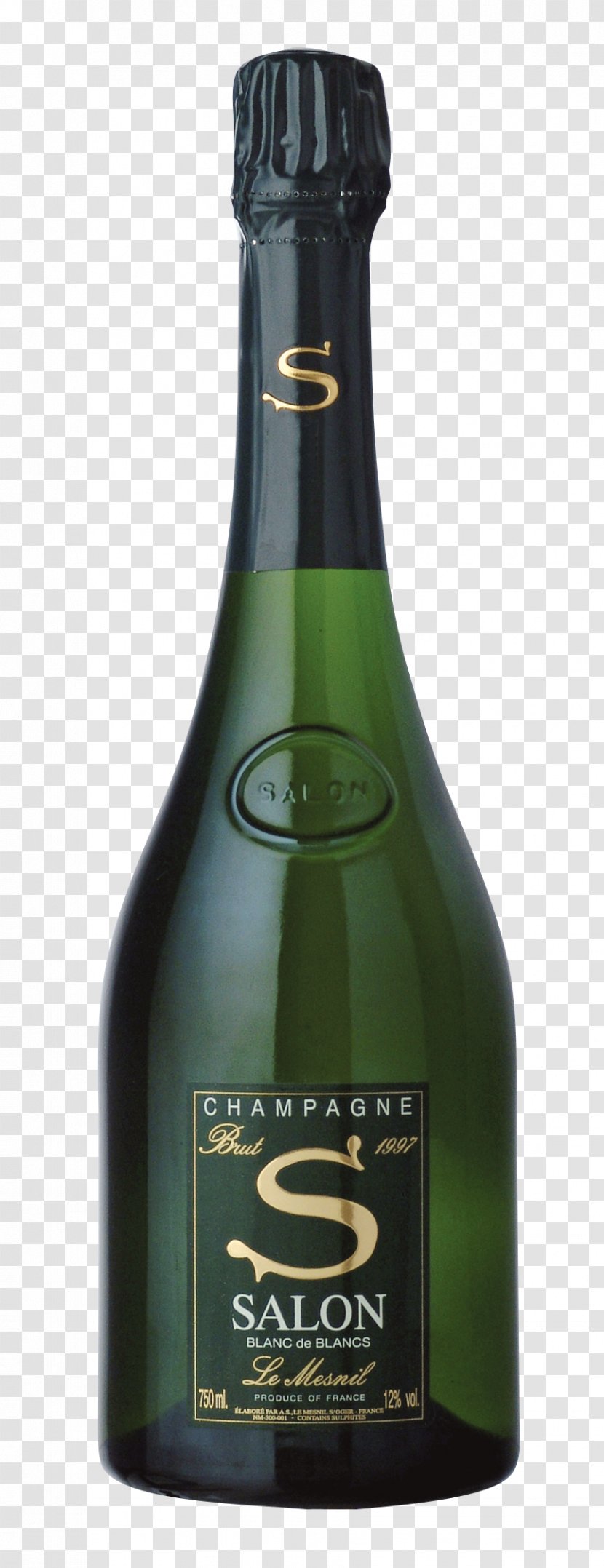 Champagne Salon Le Mesnil-sur-Oger Sparkling Wine - Glass Bottle Transparent PNG