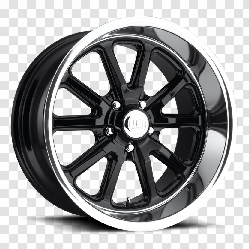 Alloy Wheel Car Rim United States - Black Transparent PNG