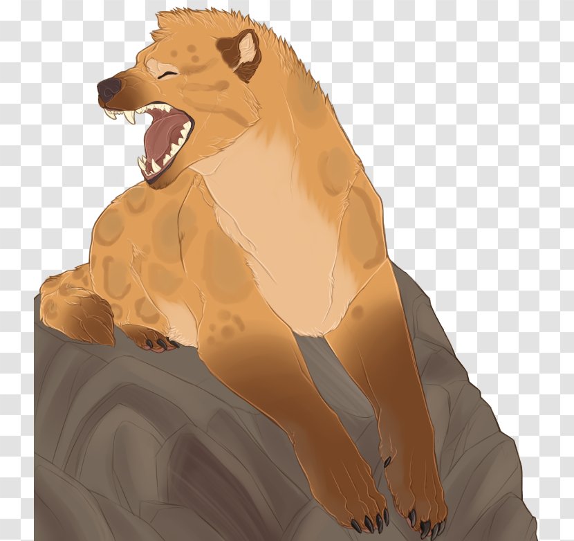 Hyena Big Cat Jaw If You Want, Just Ask - Cartoon - Yawn Transparent PNG