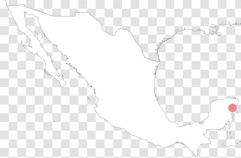 Mexico White Line Art - Area - Design Transparent PNG