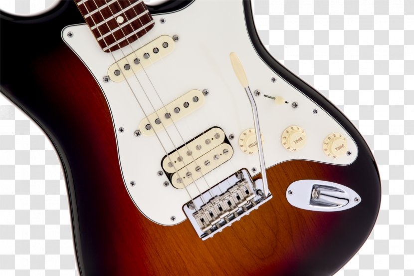 Fender Stratocaster Standard HSS Electric Guitar American Elite Shawbucker Professional - Electronic Musical Instrument Transparent PNG