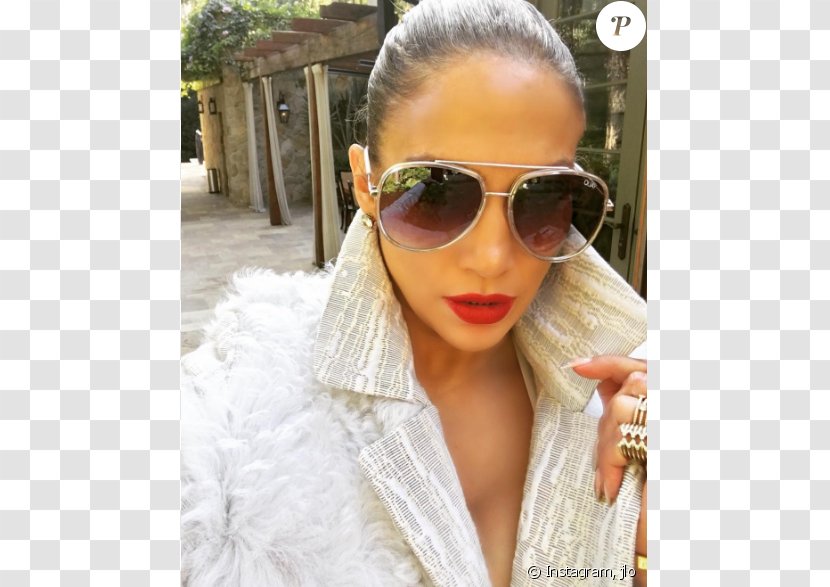 Aviator Sunglasses Coat Celebrity Fashion - Selfie Transparent PNG