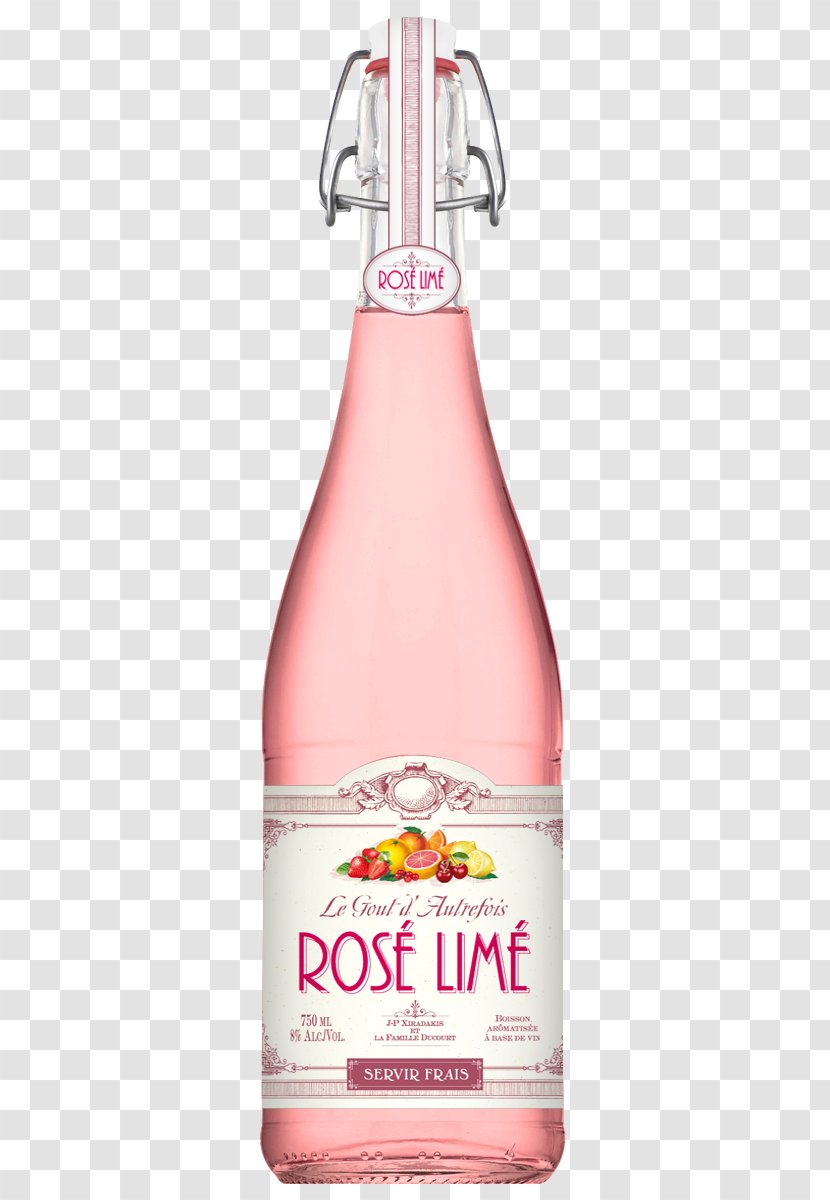 Rosé White Wine Liqueur Merlot - Shelf Talker Transparent PNG