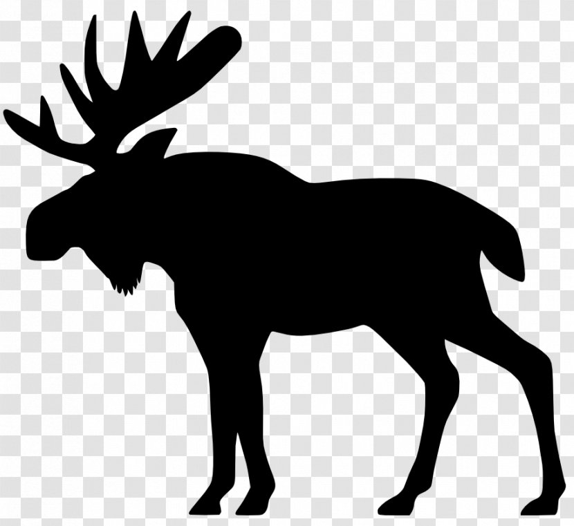 Moose Elk Deer Christmas Ornament - Cattle Like Mammal - Big Transparent PNG