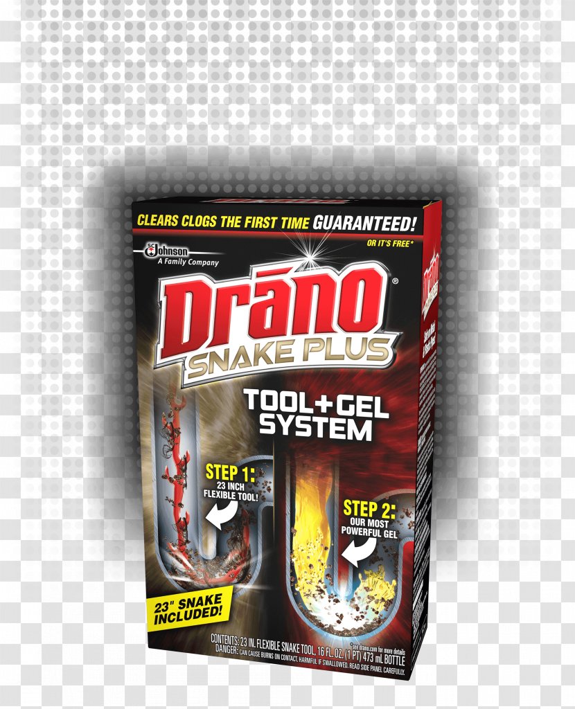 Drano Drain Liquid-Plumr Plumber's Snake Septic Tank - Toilet - Bathtub Transparent PNG