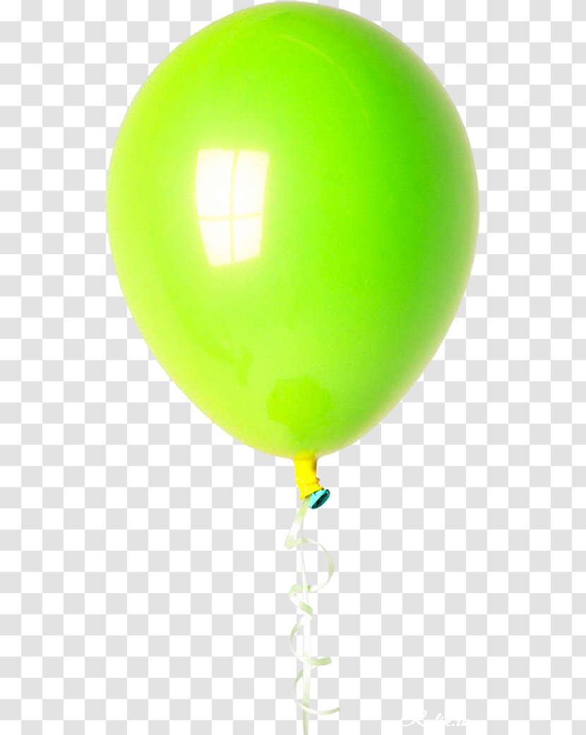 Green Balloon - Yellow Transparent PNG