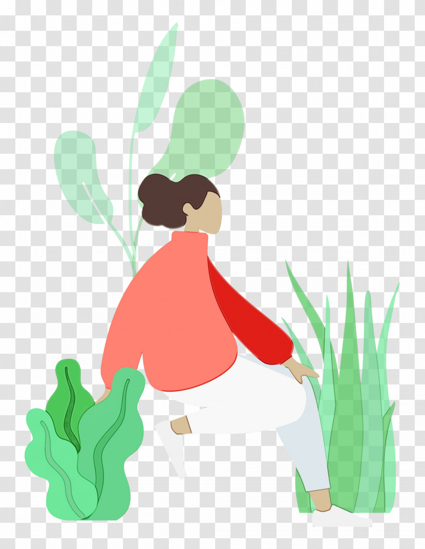Flower Cartoon Character Petal Leaf Transparent PNG
