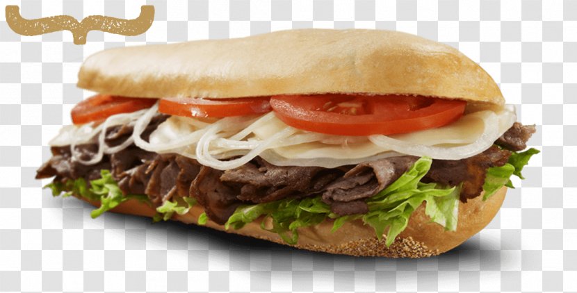 Submarine Sandwich Cheesesteak Hamburger Fast Food Cheese - Recipe - Grilled Beef Steak Transparent PNG