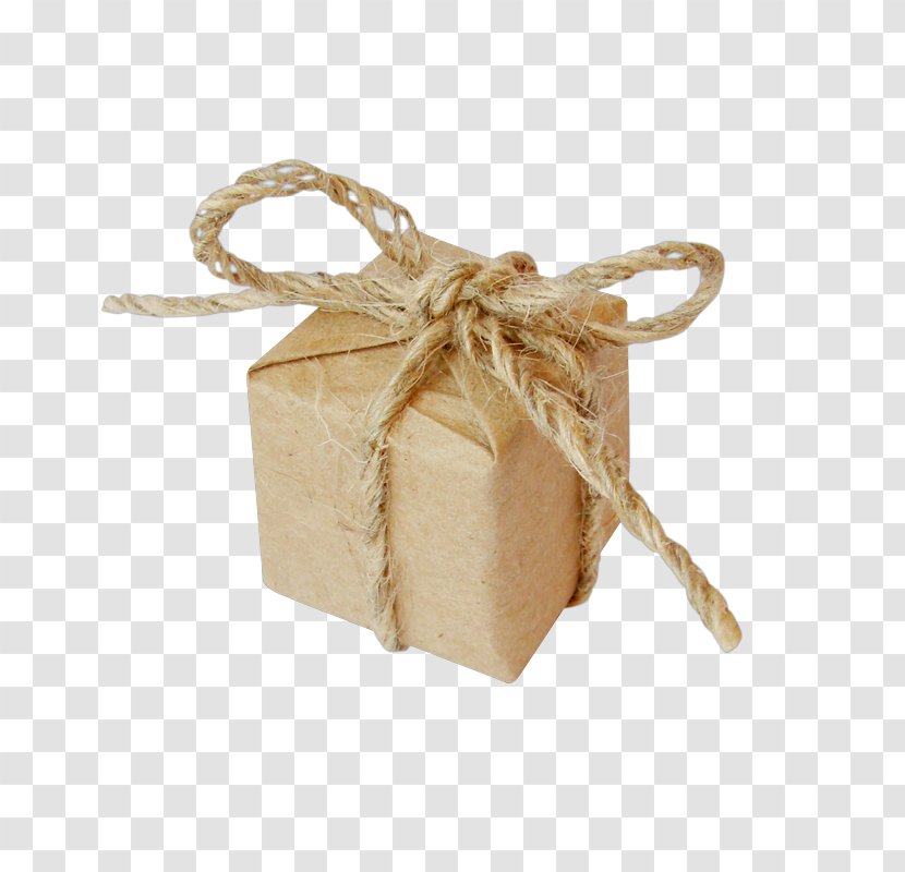 Beige Gift Wrapping Present Wedding Favors Transparent PNG