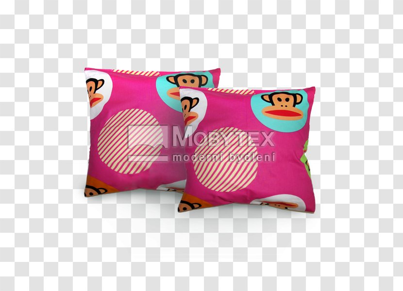Cushion Throw Pillows Pink M - Magenta - Paul Frank Transparent PNG