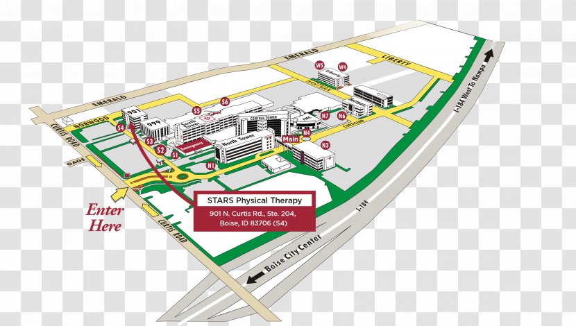 Saint Alphonsus Health System Medical Group St Rehabilitation Boise Street - Map - Area Transparent PNG