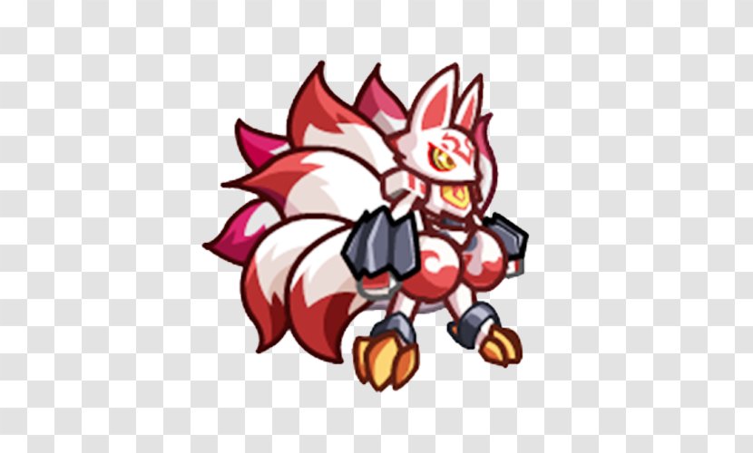 Huli Jing Nine-tailed Fox Red Ninetales - Information - Tail Nine Picture Material Transparent PNG