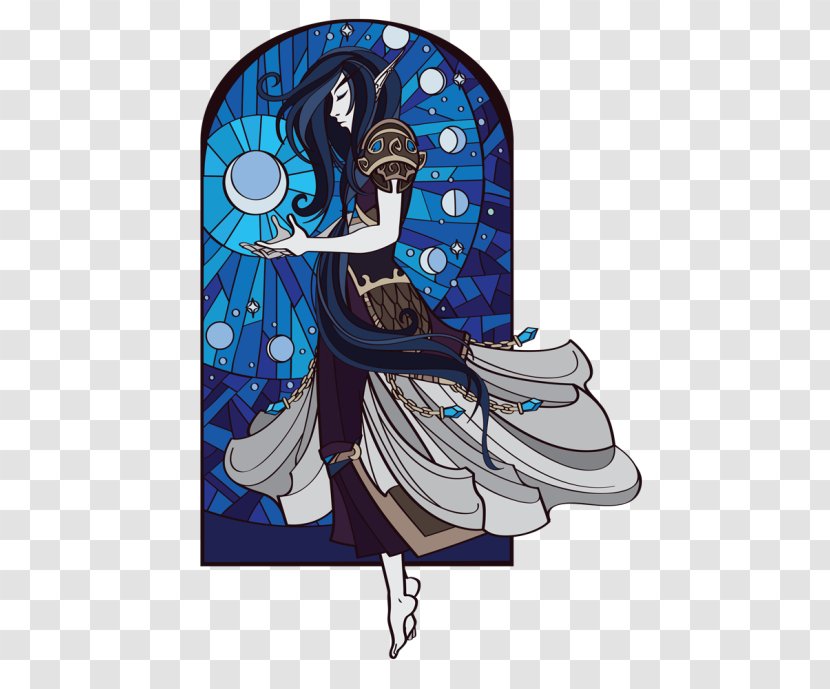 Stained Glass Costume Design Cartoon - Pieces Transparent PNG