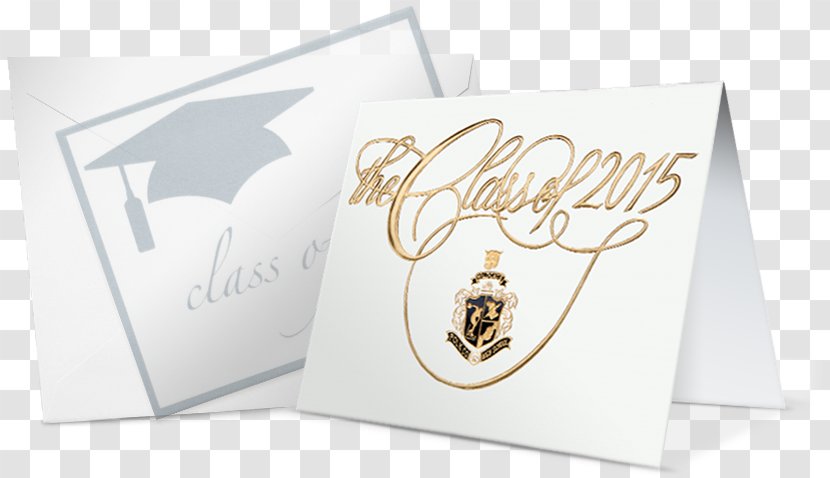 Paper Logo Brand Font - Graduation Card Transparent PNG