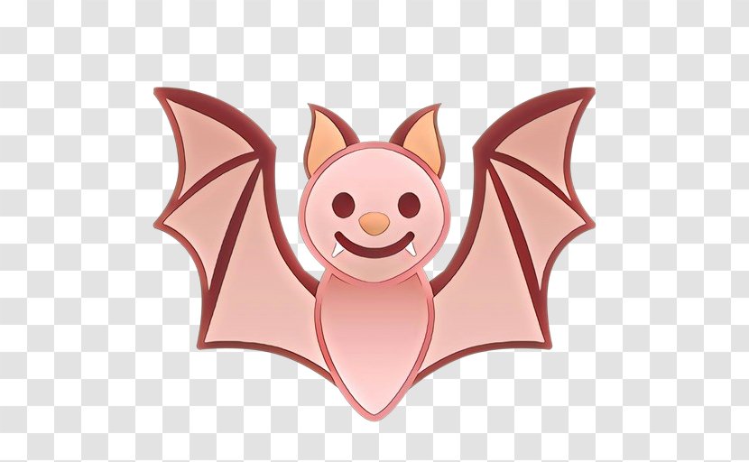 Bat Cartoon - Smile - Logo Transparent PNG