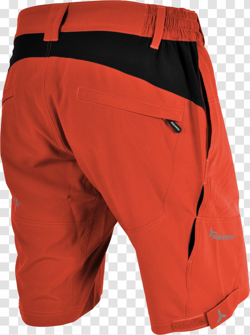 Pants Shorts Cycling Zipper Pocket - Orange - Summer Shopping Season Discount Transparent PNG