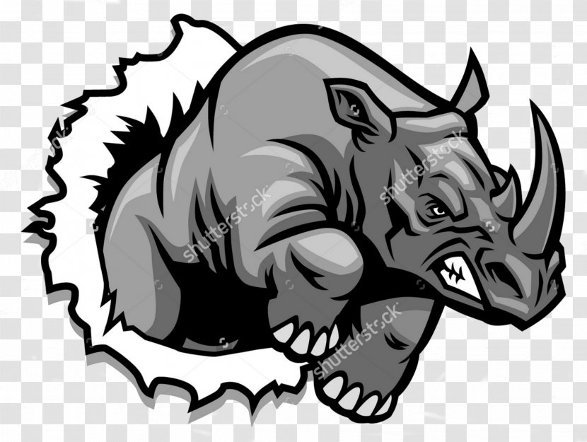 Rhinoceros Drawing Royalty-free - Lions Head Transparent PNG