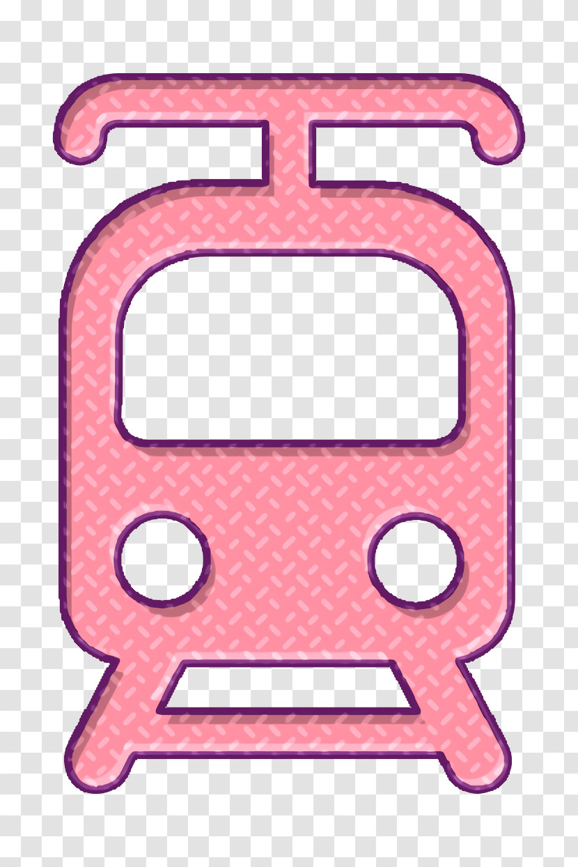 Tram Front View Icon Ways Of Transport Icon Tramway Icon Transparent PNG