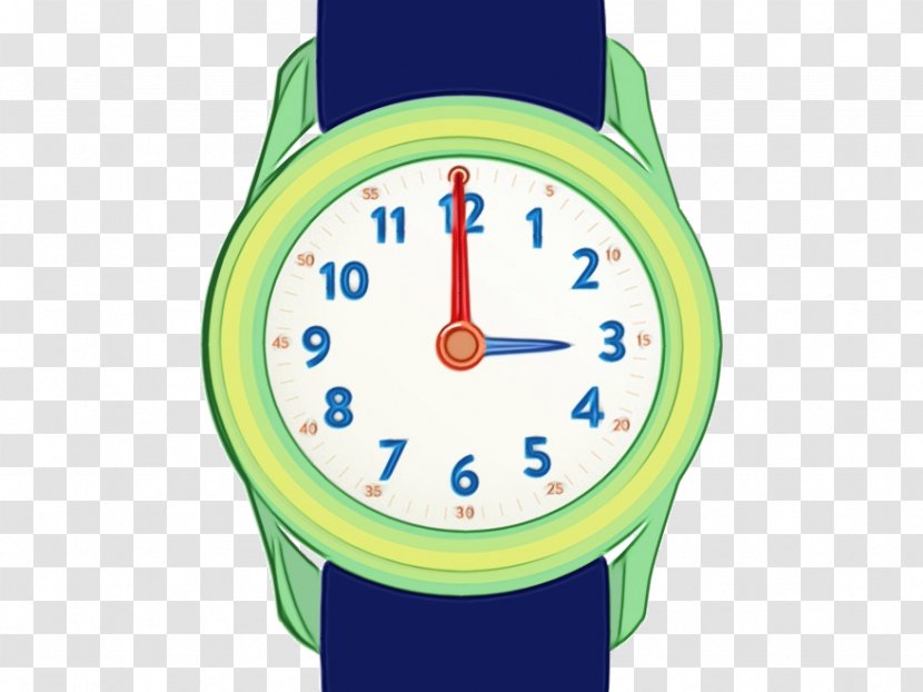 Clock Cartoon - Analog Watch - Number Orange Transparent PNG