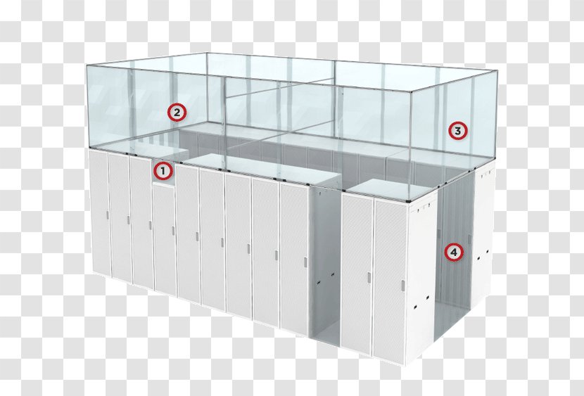 Data Center Furniture Industry Aisle - 19inch Rack - Infrastructure Transparent PNG