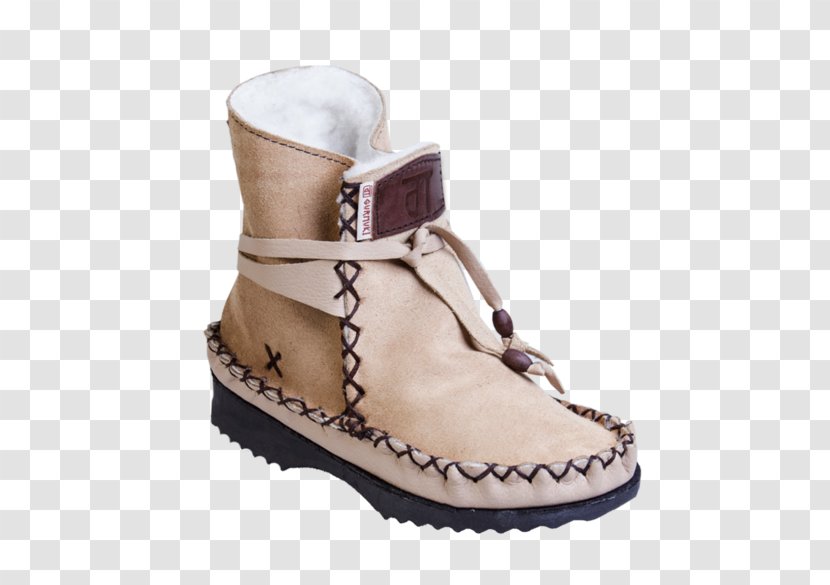 Snow Boot Shoe Walking - Beige Transparent PNG