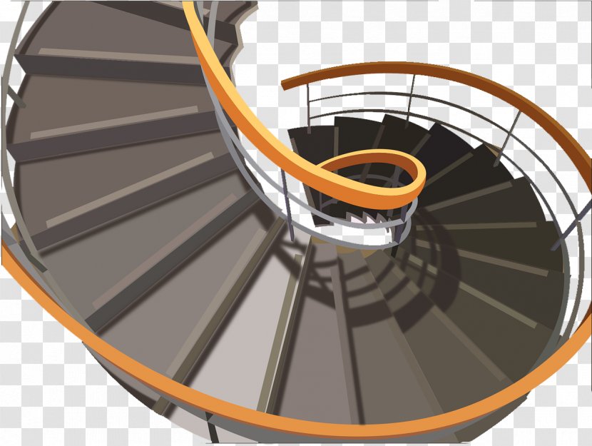 Stairs Csigalxe9pcsu0151 Handrail Escalator Elevator - Storey - European Minimalist Revolving Transparent PNG