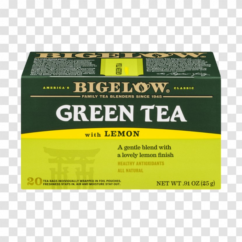 Green Tea Earl Grey White Bag - Lemon Transparent PNG